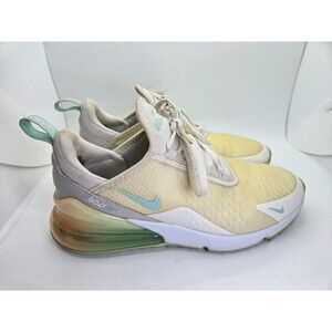 Nike Air Max 270 Golf Shoes Men's 6 White Sail Athletic Running Course Sneakers